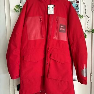 NIKE MEN XL NRG TC PARKA FISH TAIL 3L HOODED JACKET